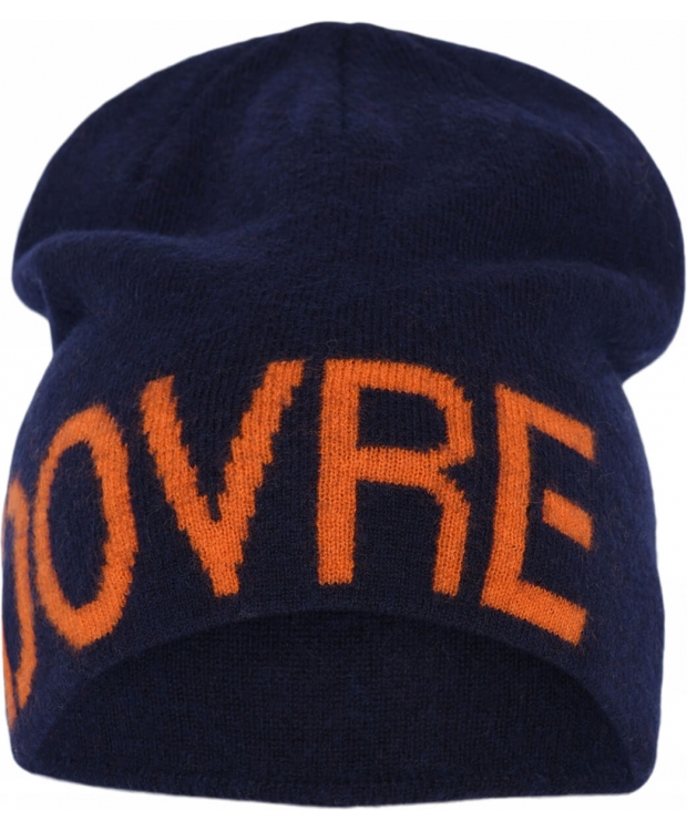 DOVRE hue i uld i navy til herre. billede 3