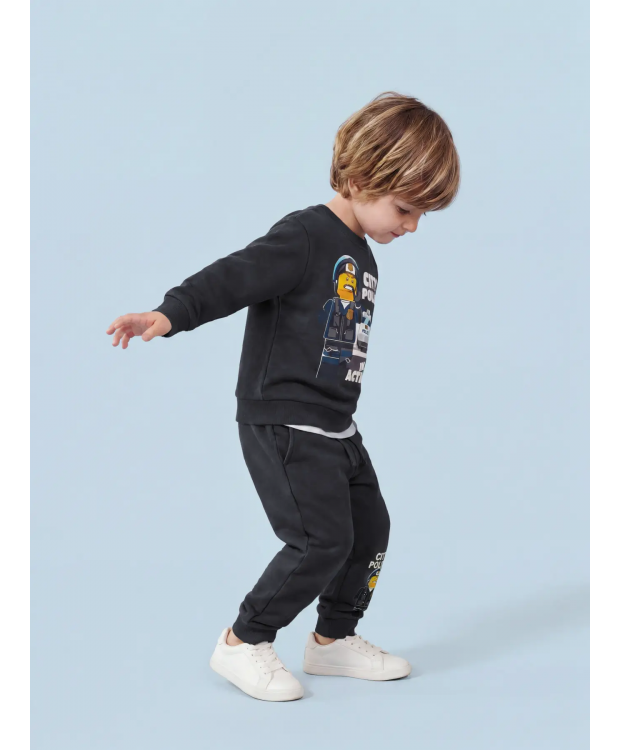Name It LEGO sweatshirt i ombreblå til drenge billede 2