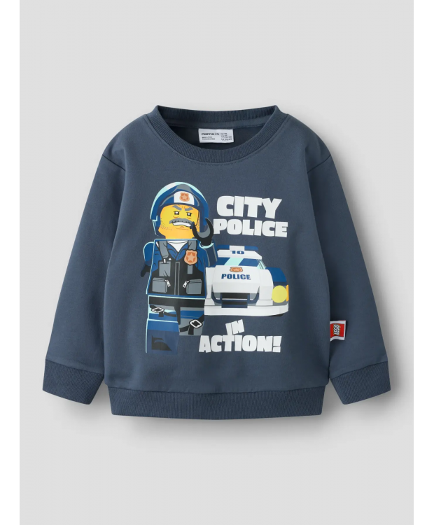 Name It LEGO sweatshirt i ombreblå til drenge billede 1