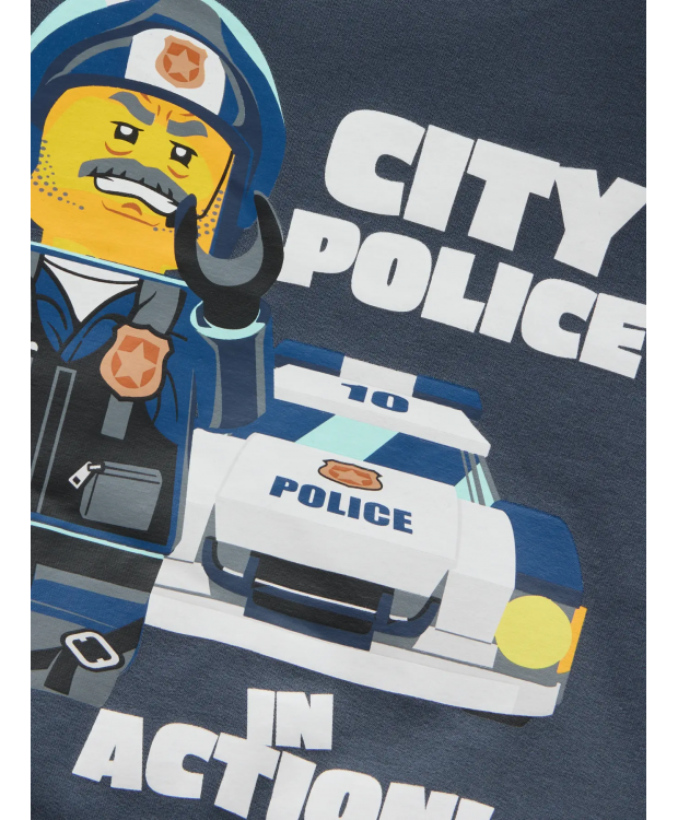 Name It LEGO sweatshirt i ombreblå til drenge billede 5