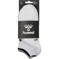 Hummel Chevron 6-pak ankelsokker i sort, hvid og grå – OUTLET