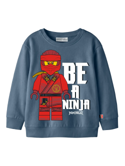 Name It NINJAGO sweatshirt i blå til drenge