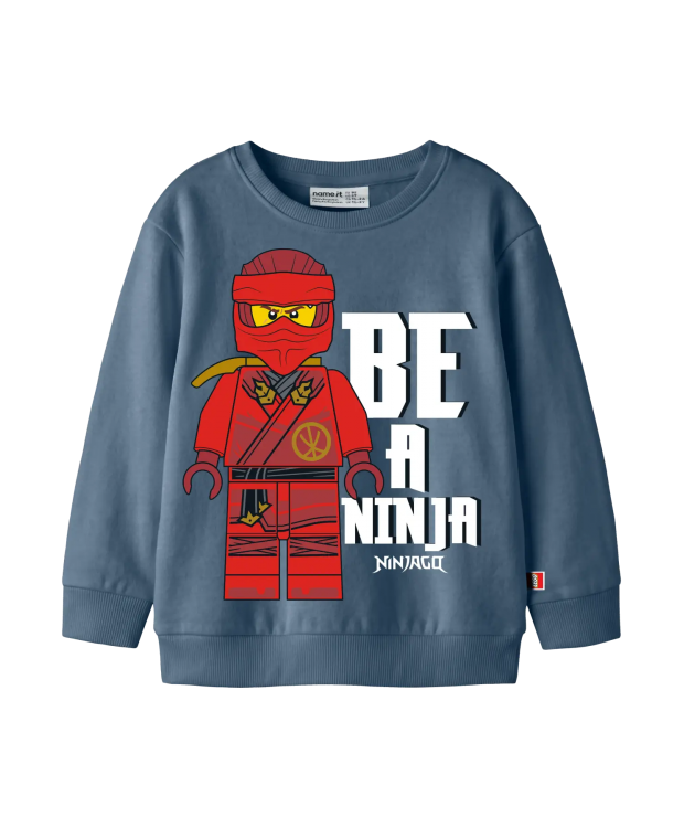 Name It NINJAGO sweatshirt i blå til drenge billede 1