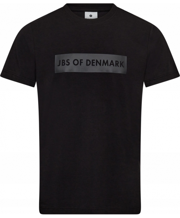 JBS of Denmark bambus T-shirt med rund hals i sort til herre – Outlet billede 4