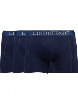 Lindbergh 3-pak navy bomuldsboxershorts til herre