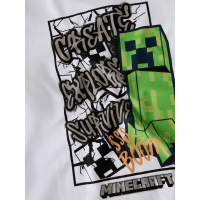 Name It Minecraft T-shirt i hvid til drenge