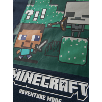 Name It Minecraft langærmet T-shirt i marineblå til dreng