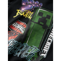 Name It Minecraft sweatshirt i sort til drenge