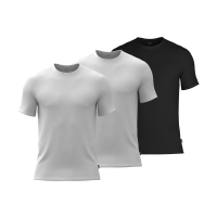 BOSS 3-pak bambus-T-shirts i hvid og sort til herre