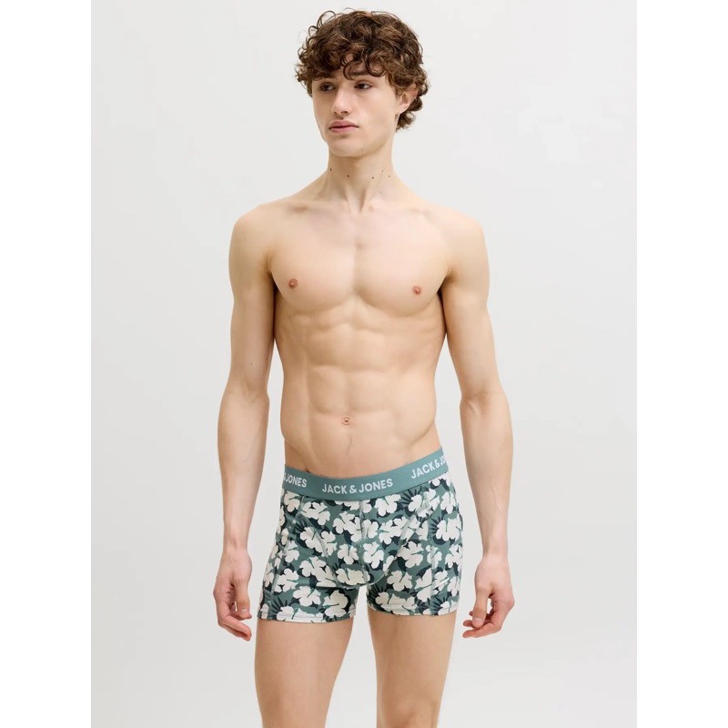 JACK & JONES 3-pak boksershorts i blå nuancer til herre billede 7