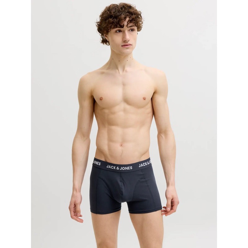 JACK & JONES 3-pak boksershorts i blå nuancer til herre billede 8