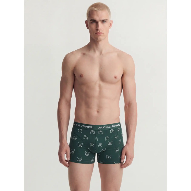 JACK & JONES 3-pak boksershorts i mørke nuancer til herre billede 3