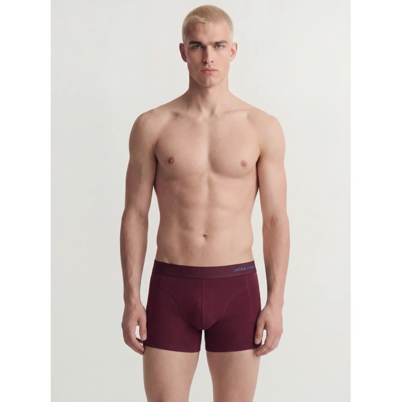 JACK & JONES 3-pak bambus-boksershorts i grøn, sort og blå til herre billede 7