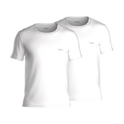BOSS 2-pak T-shirts med rund hals i hvid til herre