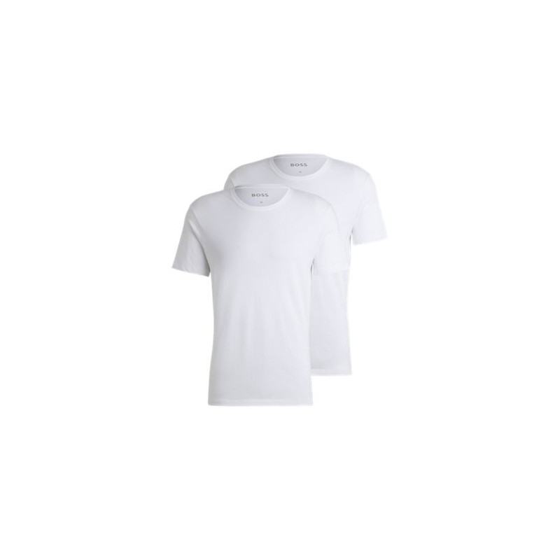 BOSS 2-pak T-shirts med rund hals i hvid til herre billede 2