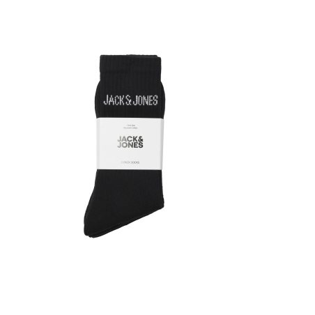 JACK & JONES 5-pak tennissokker sort til herre