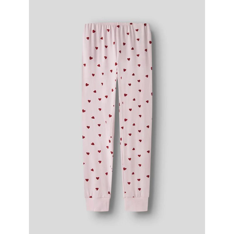 NAME IT 2-pak pyjamassæt med hjerter og blomster til piger billede 4