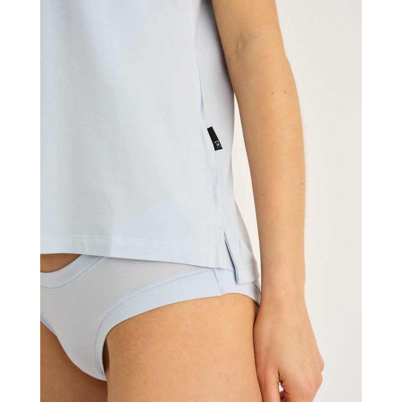 JBS of Denmark blå bambus-T-shirt til kvinder billede 7