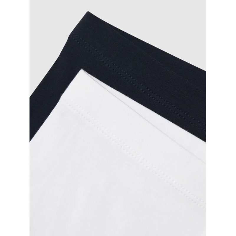 NAME IT 2-pak korte leggings i mørkeblå og hvid til piger billede 3