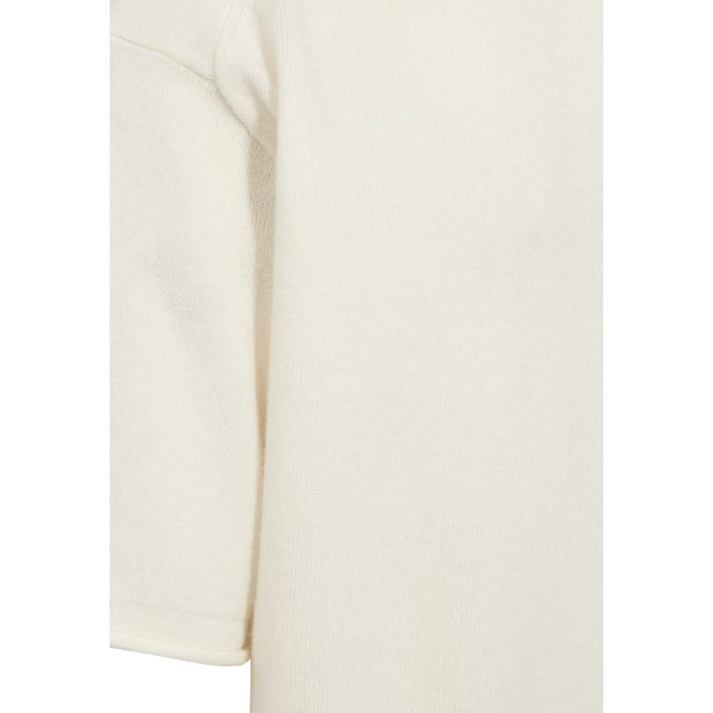 JBS of Denmark ivory T-shirt i merinould til kvinder billede 6