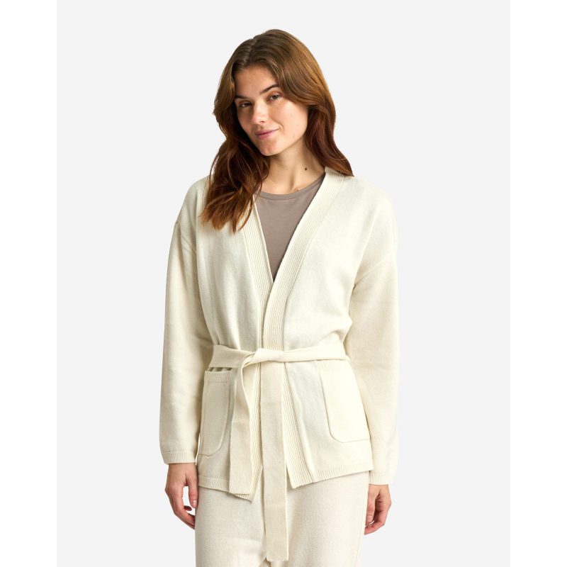 JBS ivory merinould cardigan kvinder billede 2