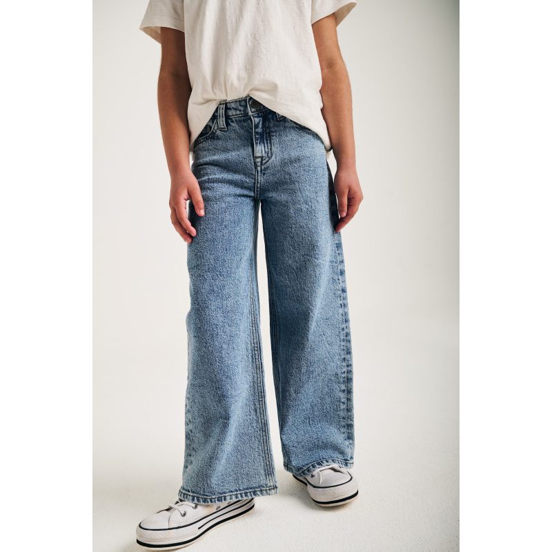 Tumble 'n Dry lyseblå wide jeans til piger billede 2