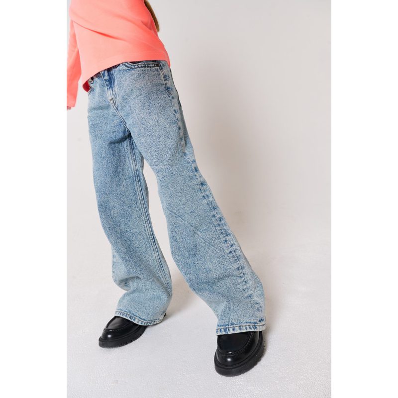 Tumble 'n Dry lyseblå wide jeans til piger billede 3