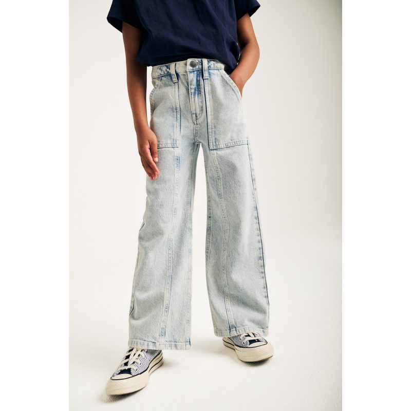 Tumble 'n Dry lyseblå wide jeans til piger billede 4