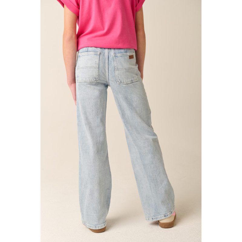 Tumble 'n Dry lyseblå wide jeans til piger billede 8