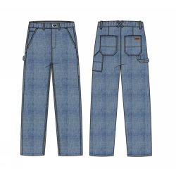 Tumble 'n Dry Jaiden carpenter-jeans i syrevasket denim til drenge