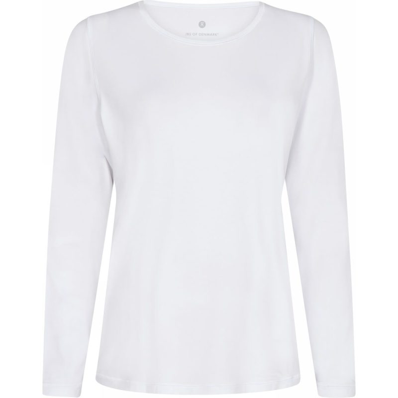 JBS of Denmark Women langærmet bambus T-shirt – hvid billede 3