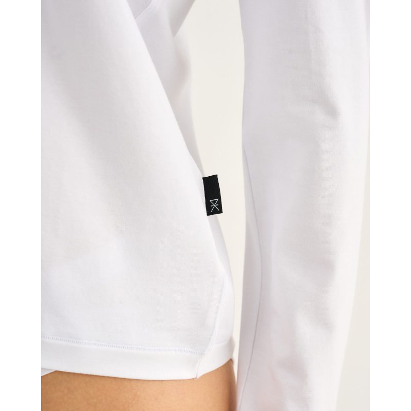 JBS of Denmark Women langærmet bambus T-shirt – hvid billede 8