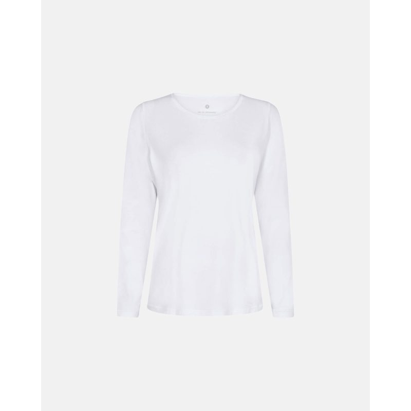 JBS of Denmark Women langærmet bambus T-shirt – hvid billede 9
