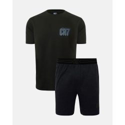 CR7 pyjamassæt i bomuld i mørkegrå til herre