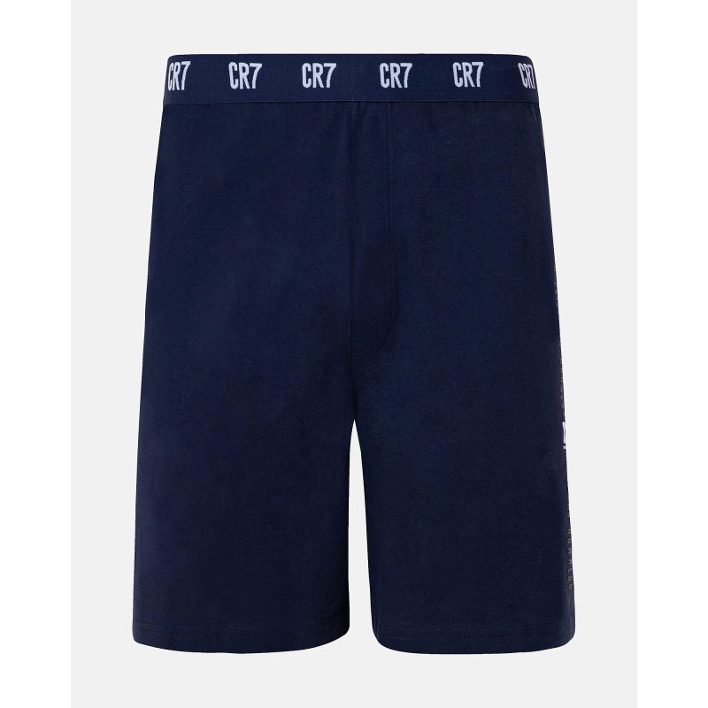 CR7 pyjamassæt i bomuld i brun og sort til herre billede 3