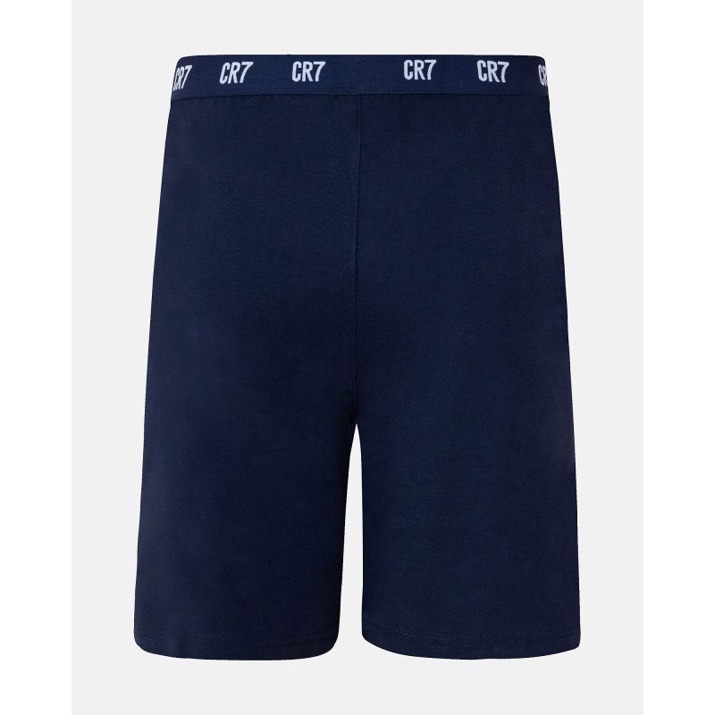 CR7 pyjamassæt i bomuld i brun og sort til herre billede 4