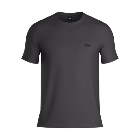 BOSS T-shirt med logo i mørkegrå til herre