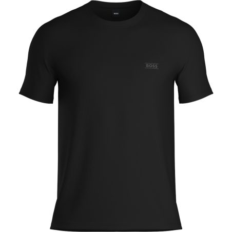 BOSS T-shirt med logo i sort til herre