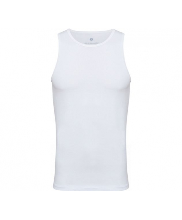 12 par JBS of Denmark bambus singlet i hvid til herre – detaljebillede 3