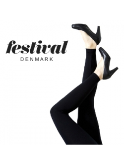 Festival Amelie 40 DEN 3D microfiberleggings sort