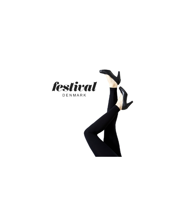 Festival Amelie 40 DEN 3D microfiberleggings sort billede 1