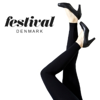 Festival bambusleggings 4/4 i sort til kvinder