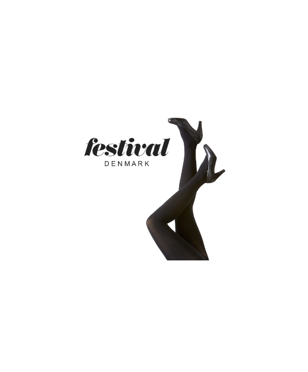 Festival Amelie 100 DEN microfiberstrømpebukser sort billede 1