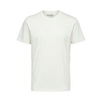 Selected Boris hvid printet T-shirt til herre – outlet