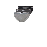 BOSS 3-pak briefs i grå og sort til herre