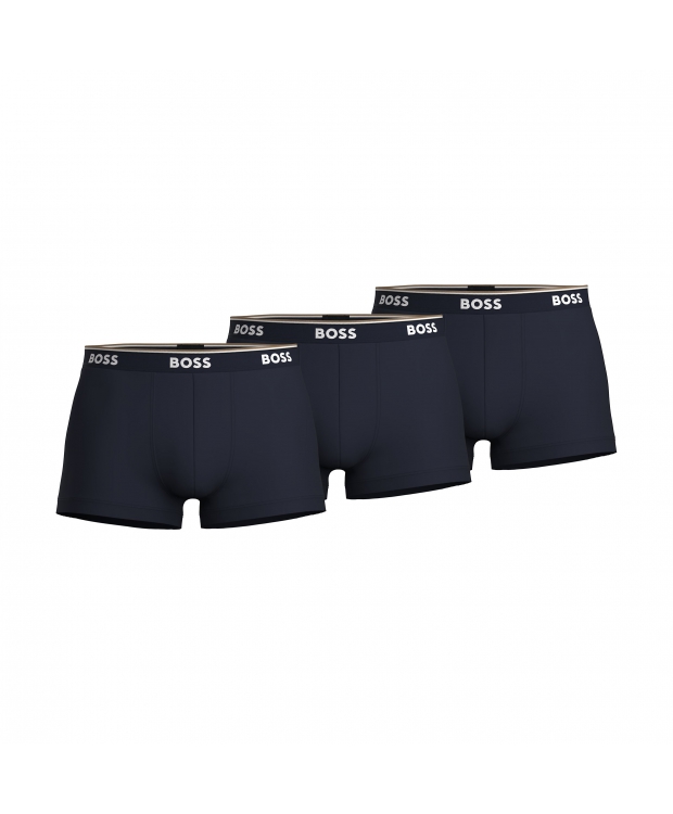 BOSS 3-pak navy boksershorts til herre billede 1