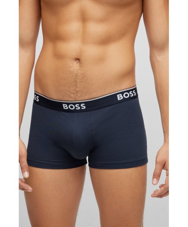 BOSS 3-pak navy boksershorts til herre billede 2