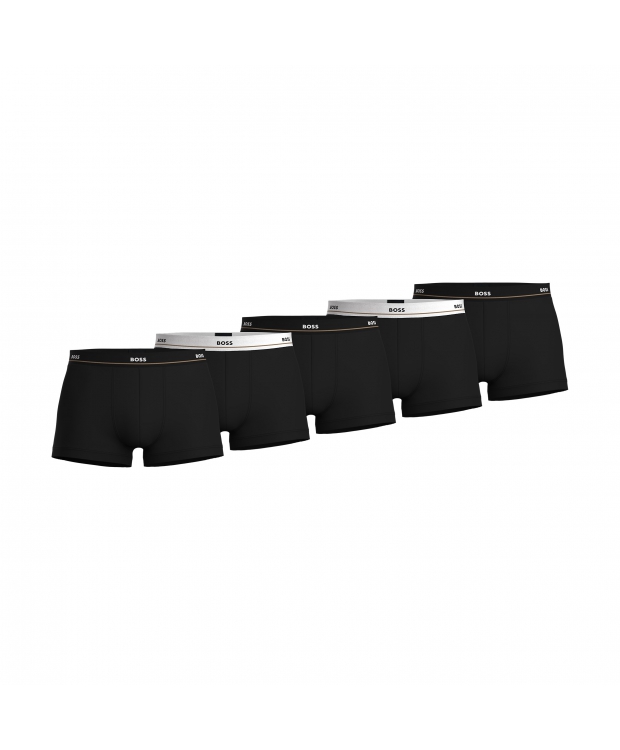 BOSS 5-pak sorte boksershorts til herre billede 1
