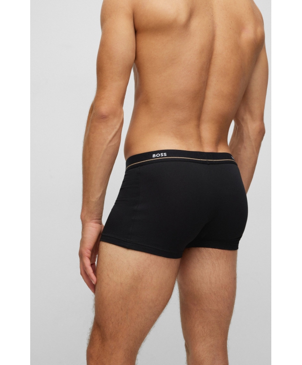 BOSS 5-pak sorte boksershorts til herre billede 5