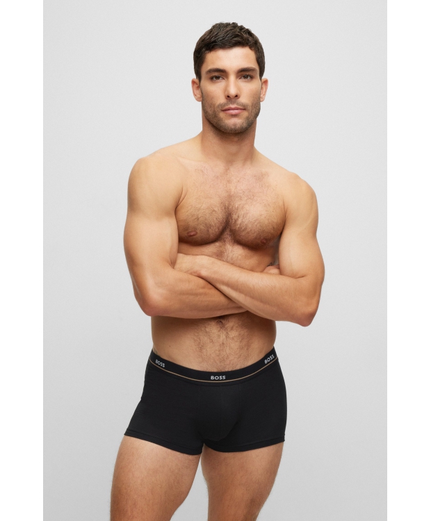 BOSS 5-pak sorte boksershorts til herre billede 2